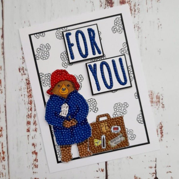 Paddington Bear Crystal Art A5 Stamp Set - Visiting Big Ben