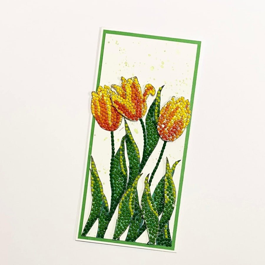 Crystal Art A6 Stamp Set - Tulip Fields