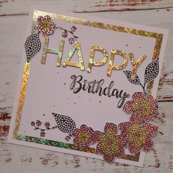 Crystal Art A6 Stamp Set - Floral Cascade