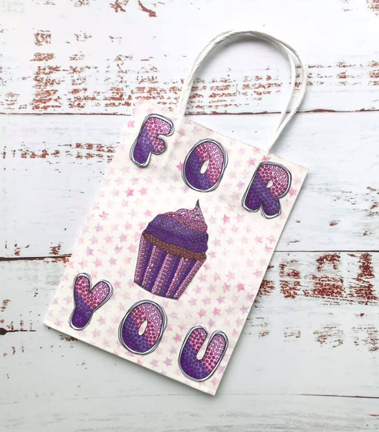 Cute Cupcakes A6 Crystal Art Stamp Set