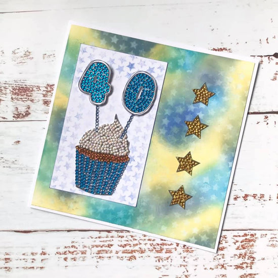 Cute Cupcakes A6 Crystal Art Stamp Set