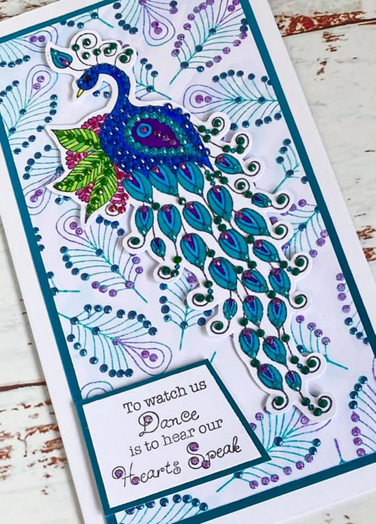 Craft Buddy Crystal Art Kashmiri Queen A5 Stamp set