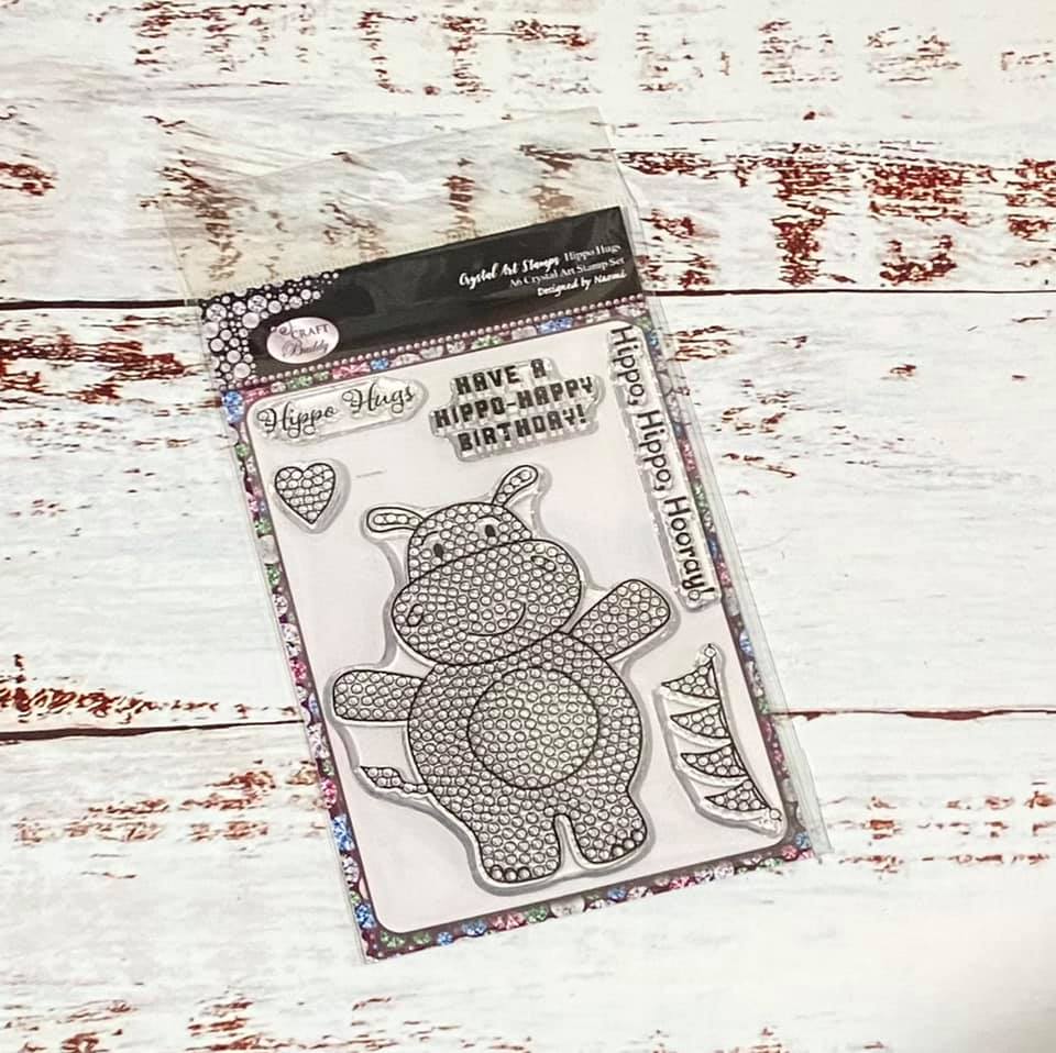 Craft Buddy Hippo Hugs A6 Premium Stamp Set