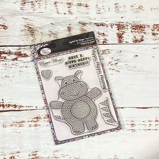 Craft Buddy Hippo Hugs A6 Premium Stamp Set