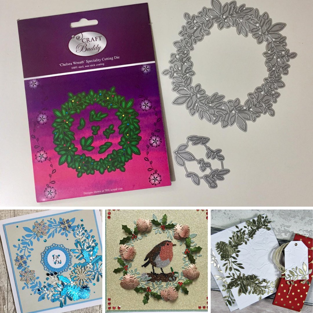 Craft Buddy Chelsea Wreath Die Set