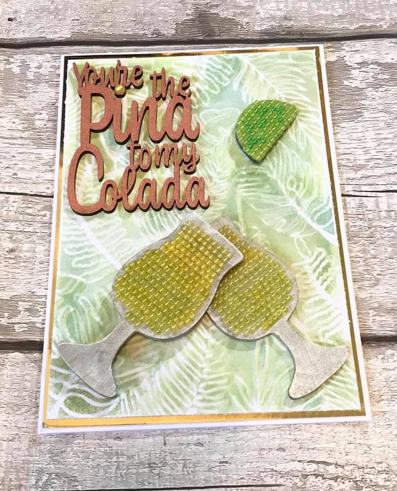 Craft Buddy Crystal Art Stamp Sets - Cocktail Sparkle - CCST12