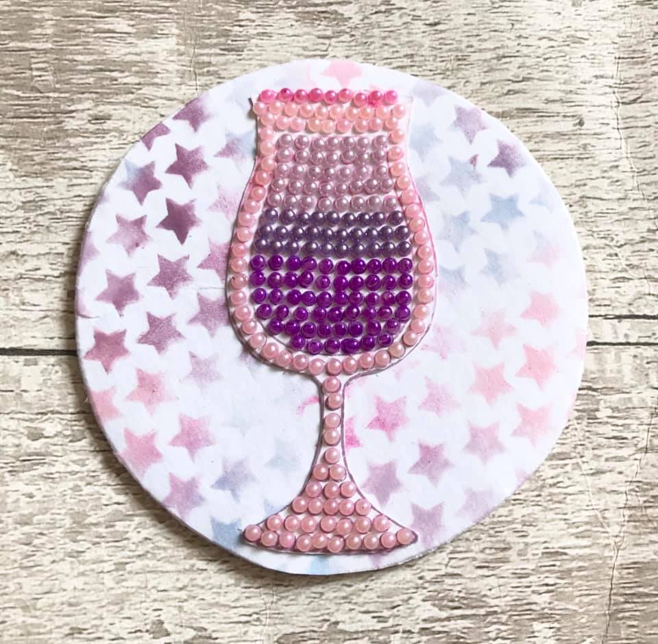 Craft Buddy Crystal Art Stamp Sets - Cocktail Sparkle - CCST12