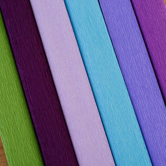 Craft Buddy Crepe Paper Assortment set of 6 - Purple Haze