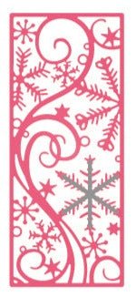 Forever Flowerz Cascading Snowflakes Panel Die Set