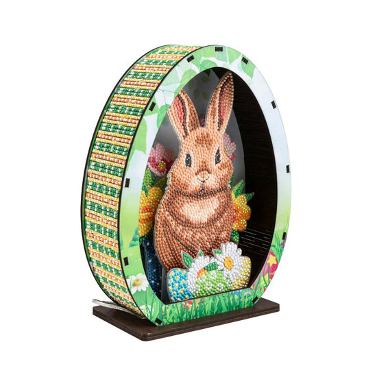 "Easter" Crystal Art LED 3D Scene Kit Side