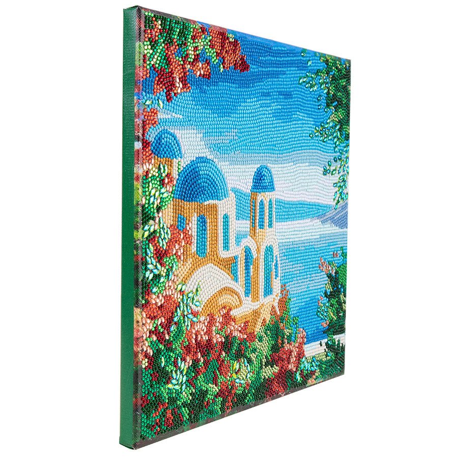 “Grecian View” Crystal Art Kit 30x30cm