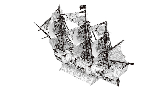 H.M.S Victory 3D Colour Me Puzzle Kit