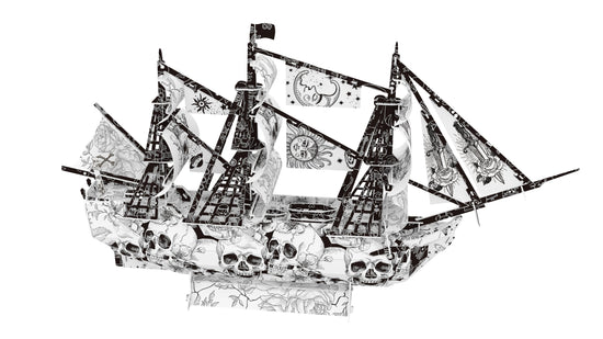 H.M.S Victory 3D Colour Me Puzzle Kit