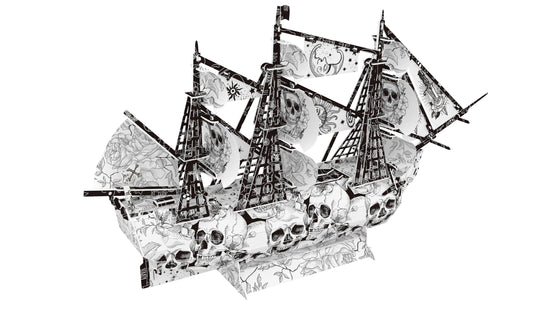 H.M.S Victory 3D Colour Me Puzzle Kit