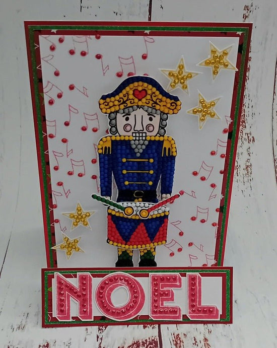 Crystal Art A6 Stamp Set - Nutcracker Bandsman Lifestyle