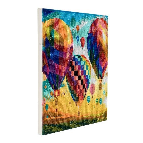 "Hot Air Balloons" Framed Crystal Art Kit 30x30cm