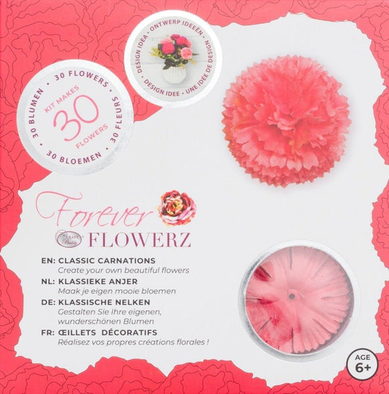 Flower Making Kit - Classic Carnations - PINK