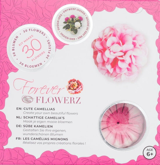 Flower Making Kit - Cute Camellias - PINK