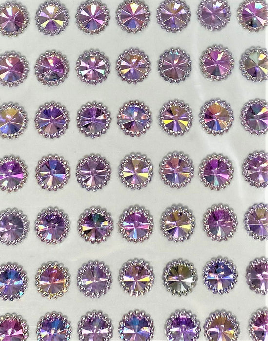 14 Packs of 8mm Aurora Borealis Beaded Gems