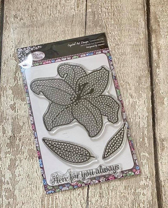 Luminous Lily Crystal Art A6 Stamp Set