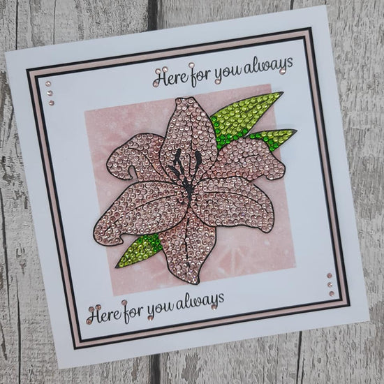 Luminous Lily Crystal Art A6 Stamp Set