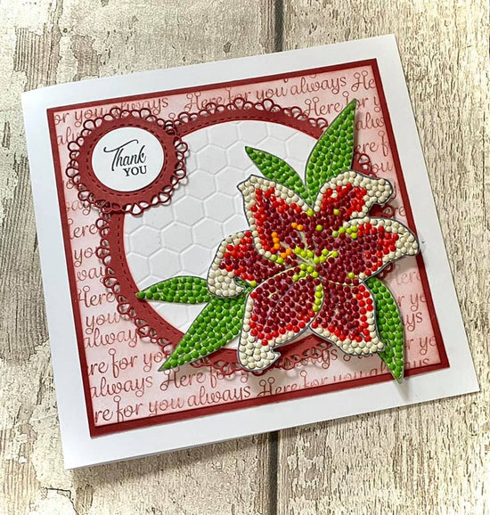 Luminous Lily Crystal Art A6 Stamp Set