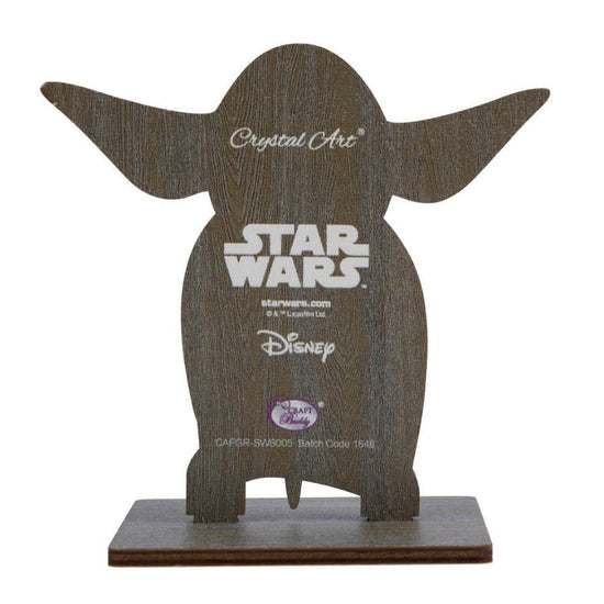 Yoda Star Wars crystal art buddy back