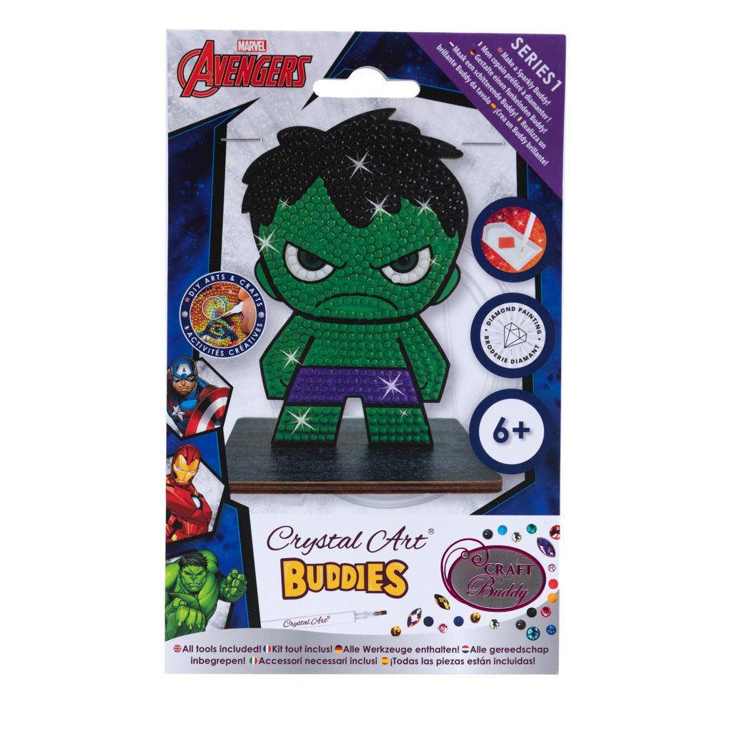 "Hulk" Crystal Art Buddy MARVEL Series 1