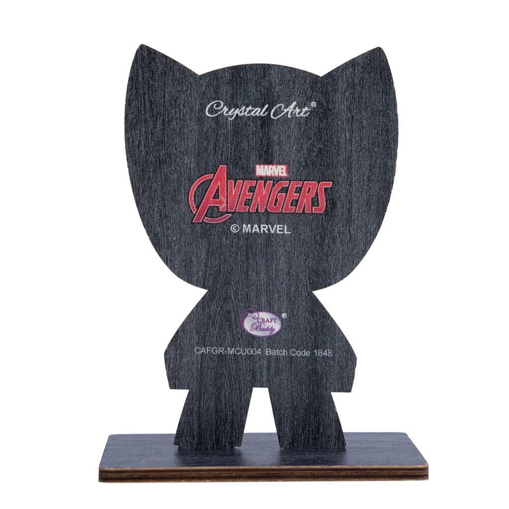 Black Panther Marvel crystal art buddy back