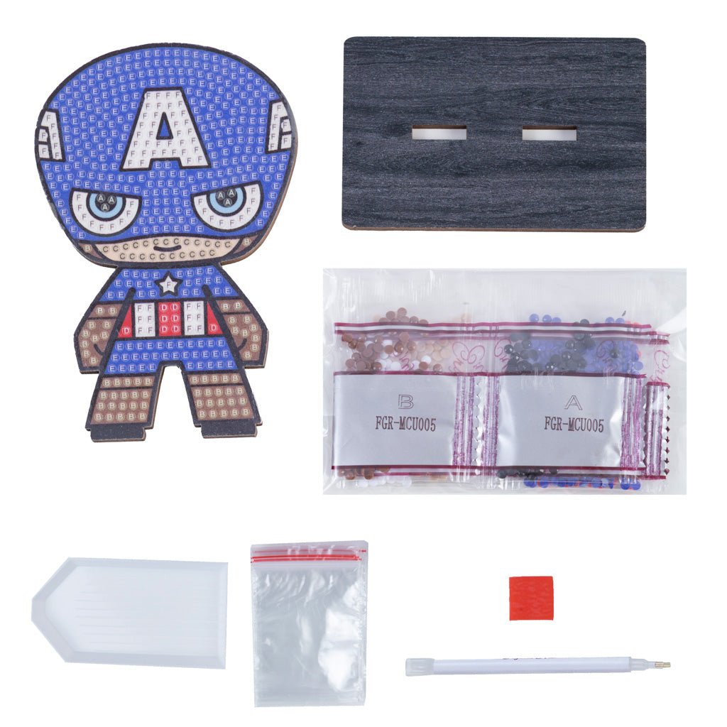 Captain America Marvel crystal art buddy contents