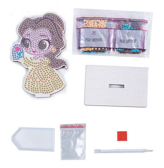 Belle Disney Crystal Art Buddy contents