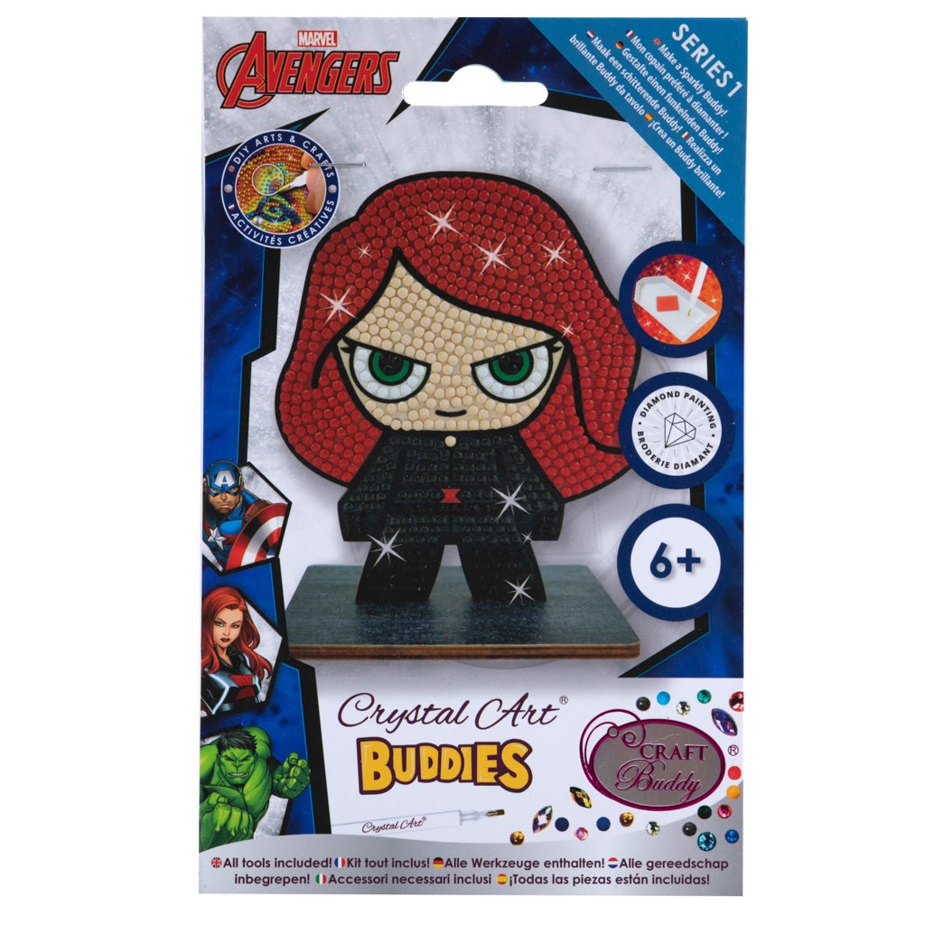 "Black Widow" Crystal Art Buddy MARVEL Series 1