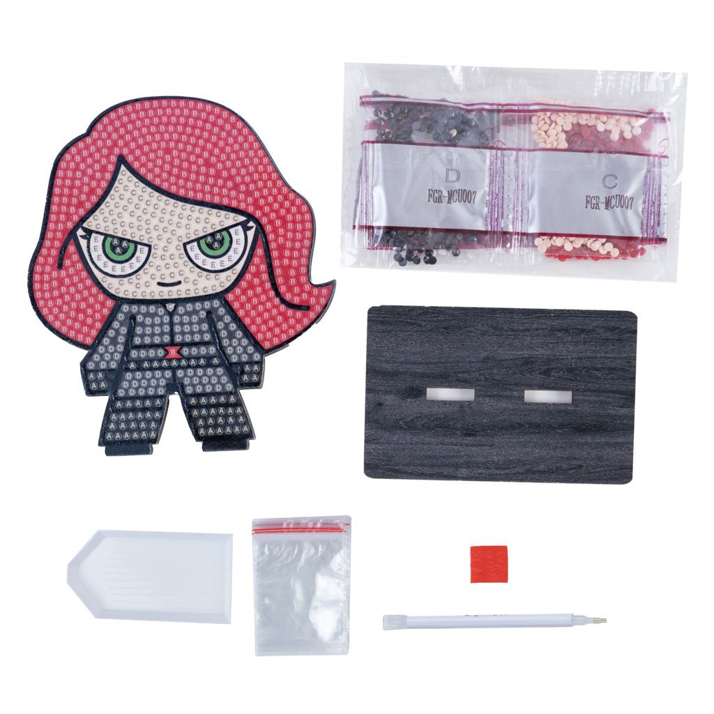 "Black Widow" Crystal Art Buddy MARVEL Series 1