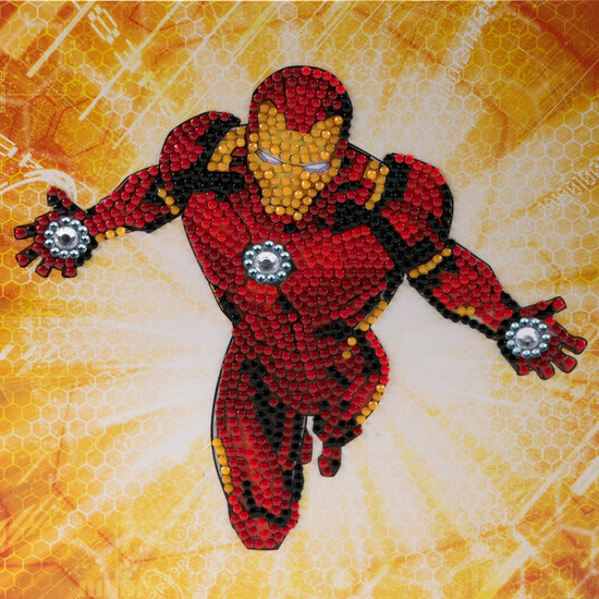 Ironman 18x18cm Crystal Art Card