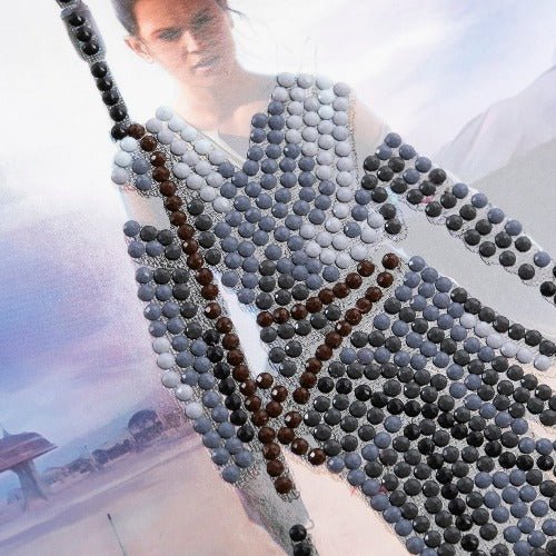 Rey 18x18cm Crystal Art Card - Close Up