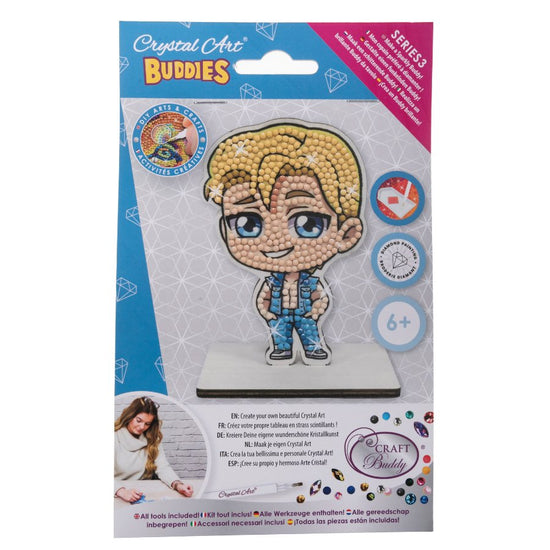 "Mike" Crystal Art Buddies Series 3 Front Packaging