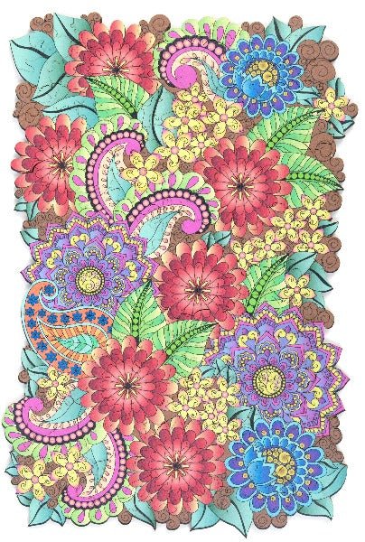 Craft Buddy A3 Wooden Puzzle - MANDALA