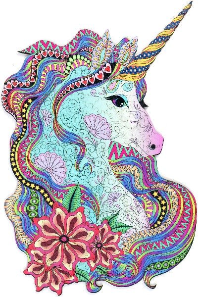 Craft Buddy A3 Wooden Puzzle - UNICORN