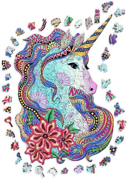 Craft Buddy A3 Wooden Puzzle - UNICORN
