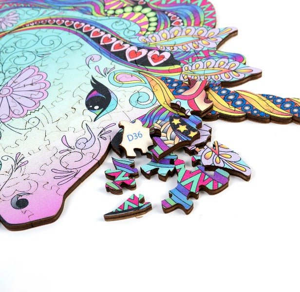 Craft Buddy A3 Wooden Puzzle - UNICORN