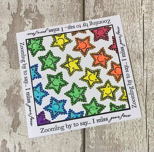 Craft Buddy Paper Hugs A5 Clear Stamps