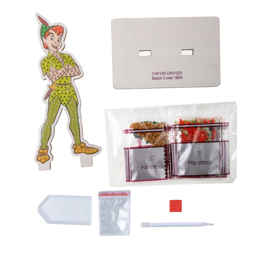 "Peter Pan" Crystal Art Buddies Disney Series 3 Content