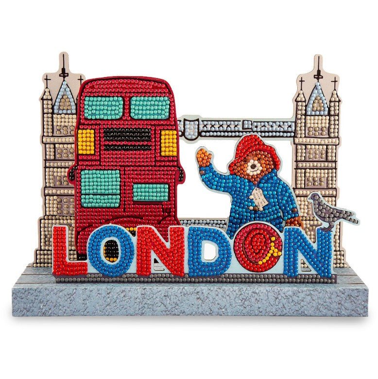 London Tour with Paddington Crystal Art 3D Scene