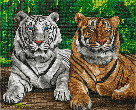 "Tigers" 40x50cm Crystal Art Kit