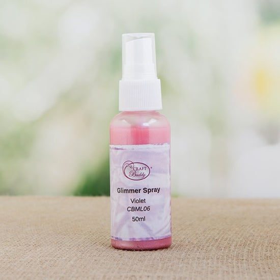 Craft Buddy Glimmer Spray 50ml - INDIVIDUAL OPTIONS AVAILABLE