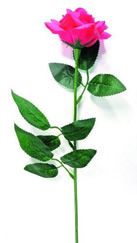 Forever Flowerz Large Romantic Roses with Stems - Radiant Raspberry