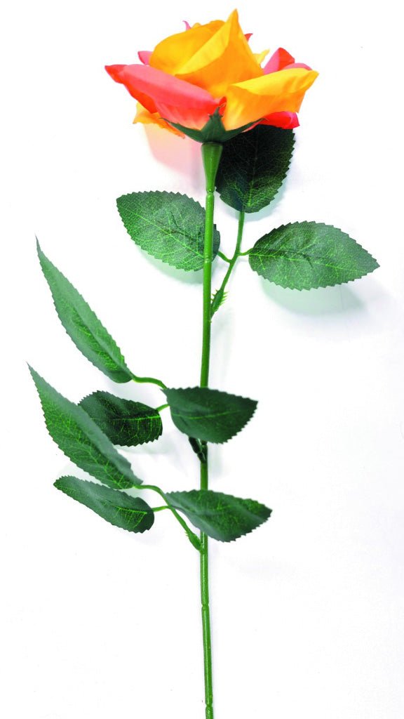 Forever Flowerz Large Romantic Roses with Stems - Tropical Burst