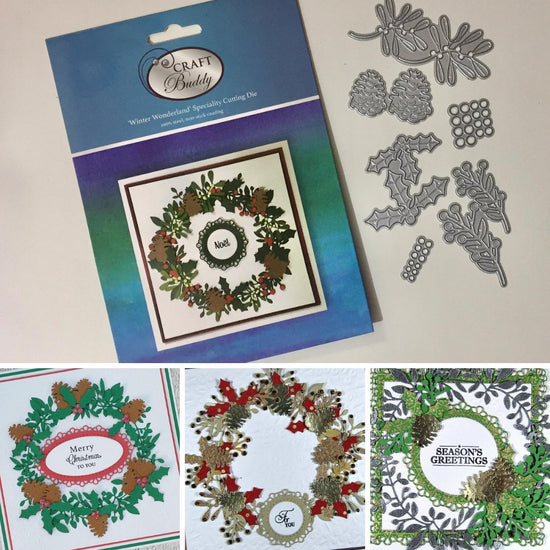 "Winter Wonderland" Embellishments Die Set