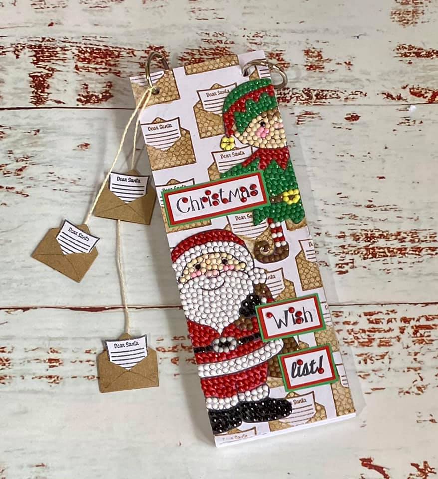 Craft Buddy Crystal Art Santa’s Little Helper A6 Stamp Set