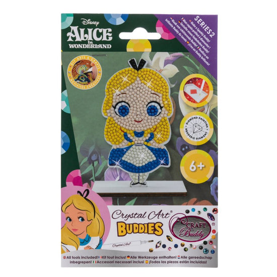 "Alice" Crystal Art Buddies Disney Series 2 Front View